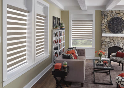 Layered Shades Living Room