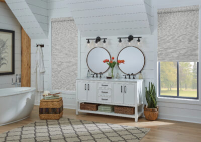 Roller Shade Bathroom