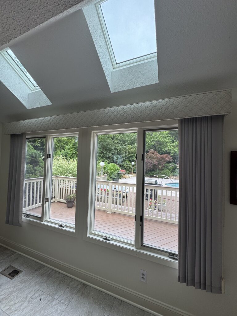 custom valance cornice washington township