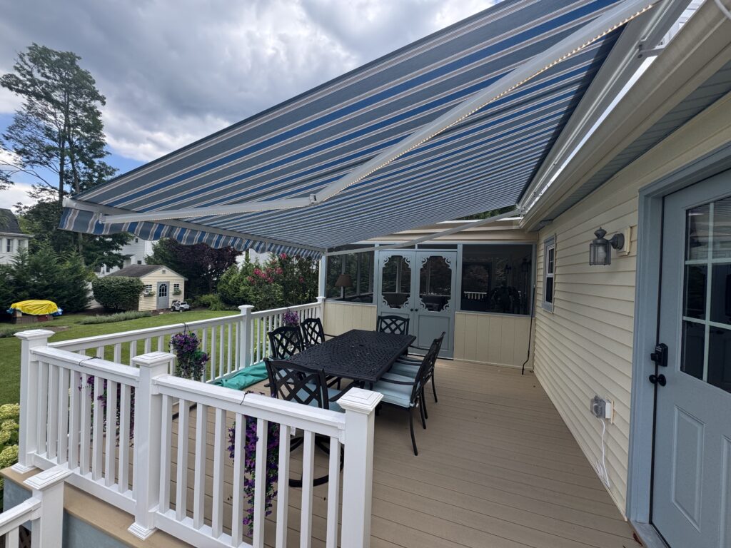 haddonfield motorized retractable awning