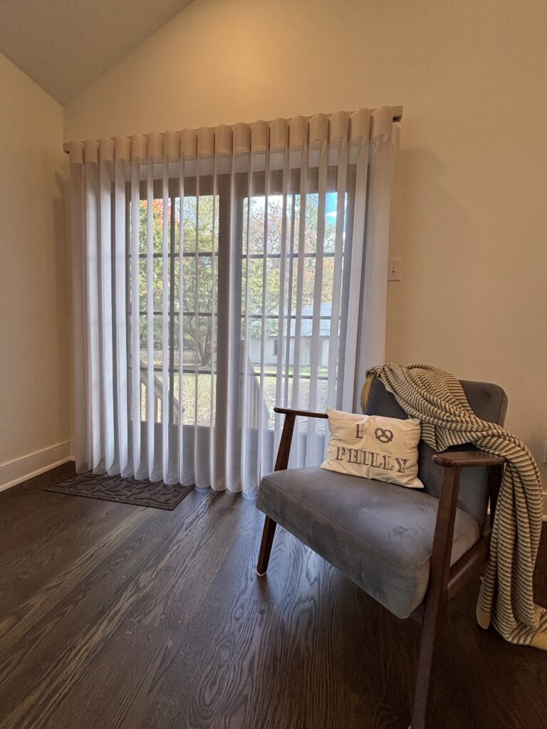 vertical sheer moorestown drapery